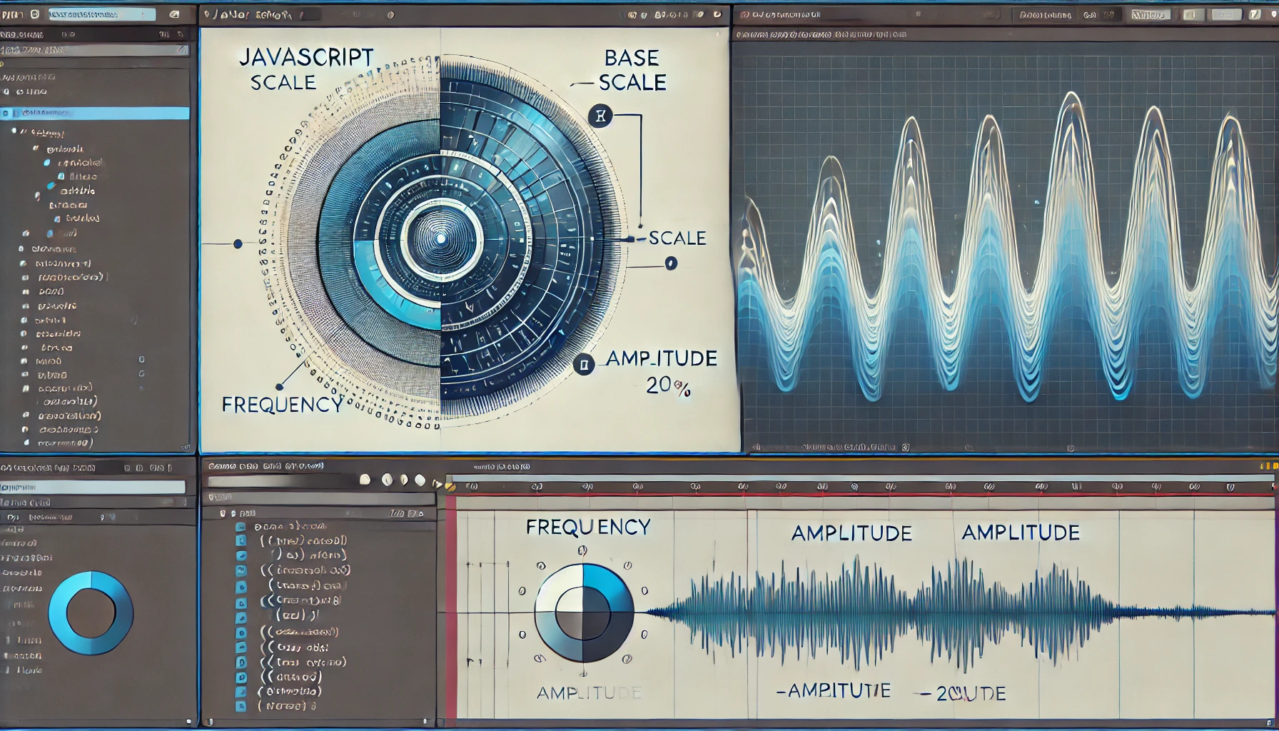 Gradual Sinusoidal Pulsating Scale Animation with Smooth Ramp-Up Starting at Keyframetitle